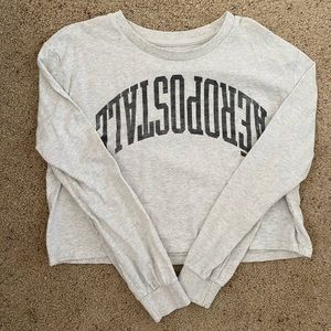Grey Aeropostale Long Sleeve Tee